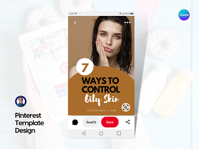 Pinterest Pin Design Template I Canva Template branding canva beauty products template canva branding templates canva creative designer canva design canva design inspiration canva instagram post design canva pinterest template canva template design pin template pinterest template skincare social media design social media post