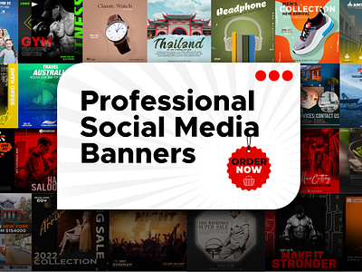 professional social media banners posts ads