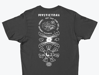 Mystictrax T1 Tishirt design blackhole brand chernobyl clothing mars radiation techno tshirt