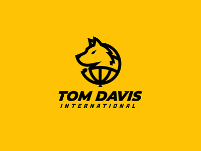 Tom Davis Logo branding dog behaviour dog in globe dog training international no bad dogs tom davis upstate canine academy wolf logo youtube community