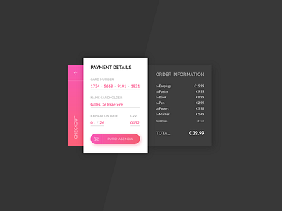 Checkout checkout gilles order payment purchase widget