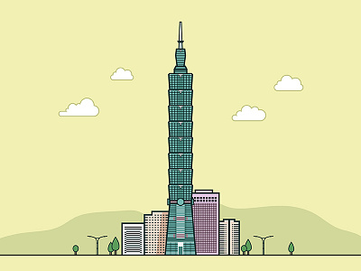 Taipei 101 building design ui