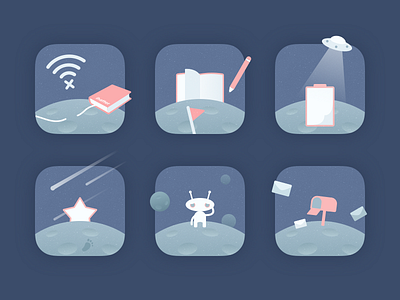 EDU icons app icon illustrator product ui