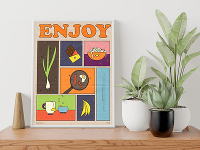 Foodie worthy kitchen poster