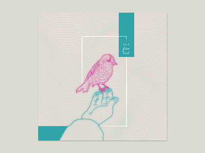 Baby I'm a free bird. Part 2 - melancholy album cover bird branding cute design graphic design illustration music romatic single cover vector