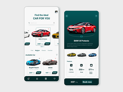 Car Rental App android app appmobile car car rental app ios mobile design ui ux
