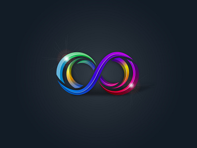 Infinity Vector branding graphic design illustration infinity logo vector