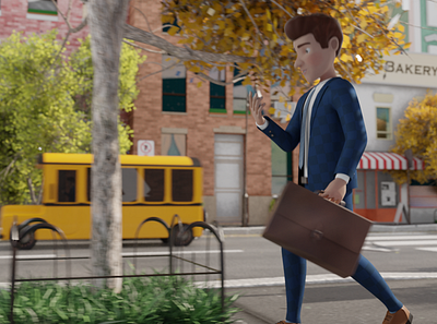 Cartoon 3D animation - Still 3d animation cartoon environment pixar