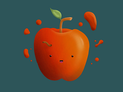 Apple Illustration apple cute graphic design illustration