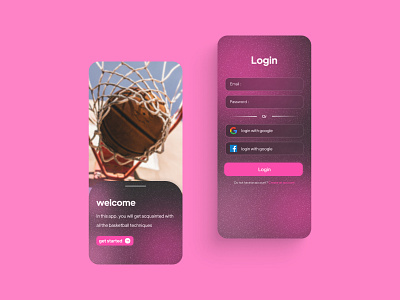Login page design app design graphic design login monile ui ui design uiux ux