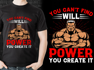 gym t shirt design