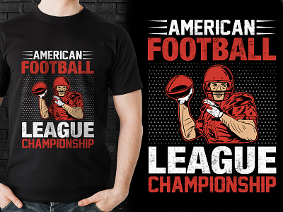 American football t shirt design