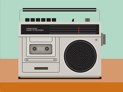 Cassette Jams cassettes old school radio vector