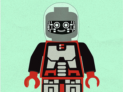 Lego Cyborg Poster