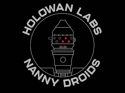 Holowan Labs Nanny Droids branding coffee design droids illustration simple star wars tea the mandalorian vector vector illustration