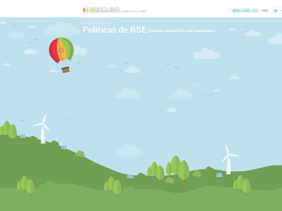 Sustainability page aerolab argentina clouds green illustration sky sustainability wind