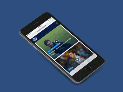FOX Sports Latam new look aerolab argentina blue buenosaires foxsports iphone mobile responsive scroll sports ui ux