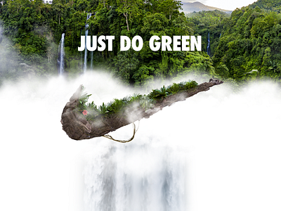 Nike Just Do Green Concept aesthetic climate design enviroment logo nature nike ui ui design uidesign ux website