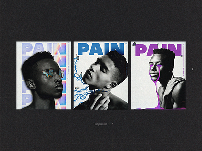 PAIN SERIES concept design graphic design pain poster
