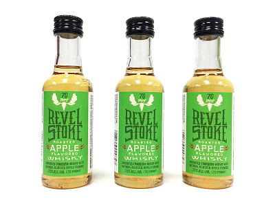 Revel Stoke Roasted Apple Whisky Minis apple bourbon bushel flavor liquor revel stoke roasted apple spirit stoke whisky