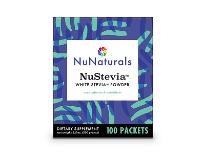 NuNaturals Stevia Packaging diet natural packaging packets pattern powder raw stevia sugar supplement