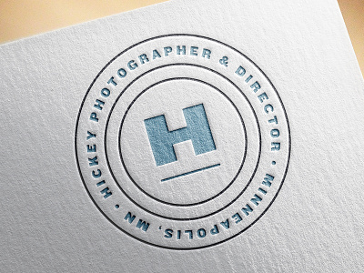 Hickey Photography Emblem Logo branding design emblem logo minnesota mpls photo photographer print