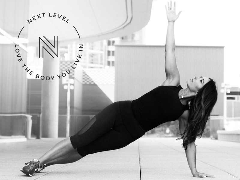 Next Level Nutrition Cover Image photography image healthy branding coach nutrition fitness n mark logo design logo