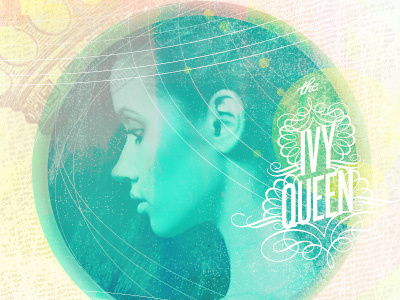 Ivy Queen cover crown designers mx lines music queen texture type