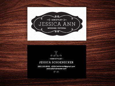 Hair Stylist Business Card by Phalen Reed on Dribbble