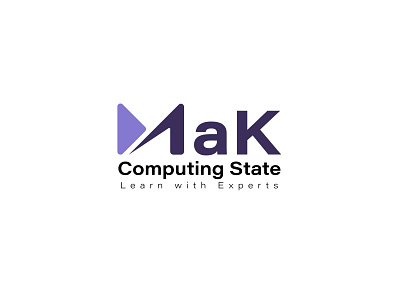 MaK Computing State Logo 3d lo branding creative logo design digital agency logo gradient logo graphic design iconic logo illustration learn logo letter mark logo design luxury logo m letter modern logo play button logo typography vector word mark wordmark logo