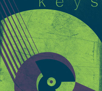 Poster for Dead Keys bands distress gig poster illustration poster screenprint