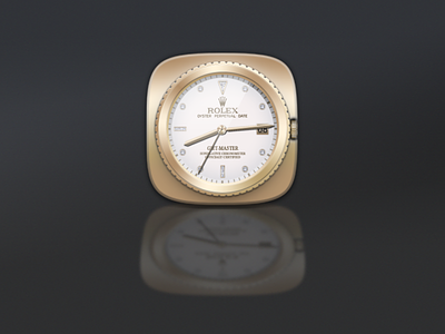 Golden Rolex Dribbble