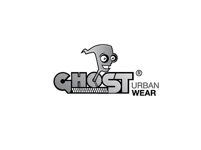 Ghost Urban Wear illustrator logo logotype