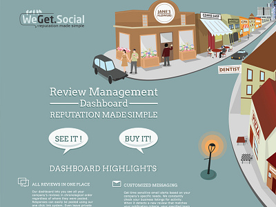 WeGetSocial artistic illustration webdesign