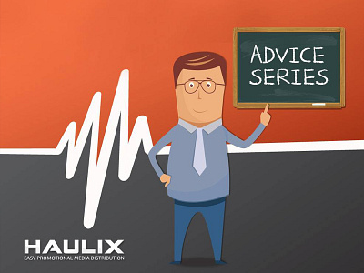 Haulix- Advice series advertising banner illustration