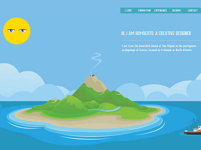 Humberto Ventura | Visual Designer designer illustrated website