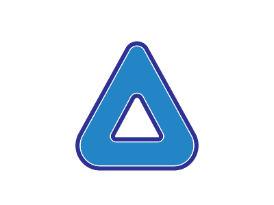 TRAINGLE logo graphic design logo vector