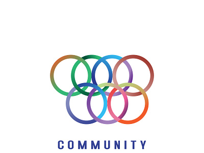 COMMUNITY LOGO branding design graphic design illustration logo logo medium vector
