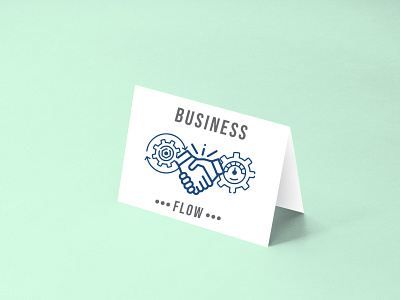 Business flow design branding design graphic design illustration logo logo medium vector