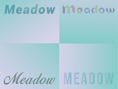 Meadow design art .