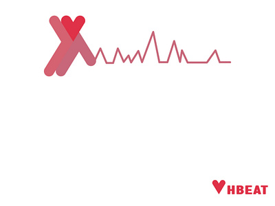 HEARTBEAT DESIGN branding design graphic design illustration logo logo medium typography vector
