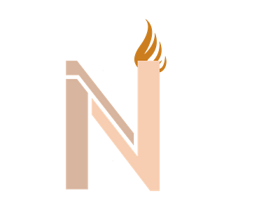 N MONOGRAM LOGO DESIGN