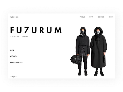 FUTURUM branding design typography ui ux