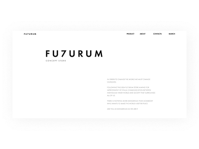 FUTURUM about branding design typography ui ux