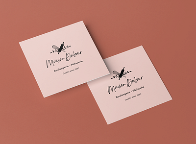 Logo for MaisonDufour brand branding business cards design graphic graphic design logo logo design minimal vector