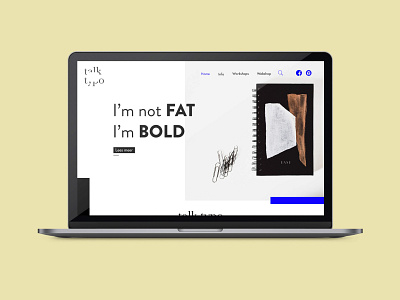 Talk typo brand branding graphic graphic design typography webdesign website design