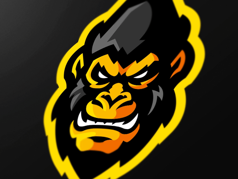 Gorilla Mascot alterego branding logo mascot mystic sports