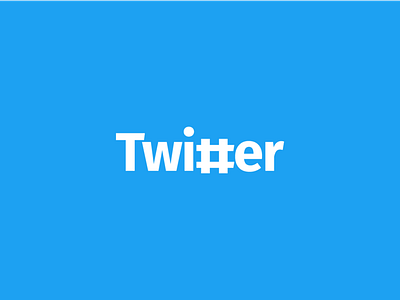 Twitter logo alternative alternative clever clever illustration smart visual identity logo negative space rework twitter