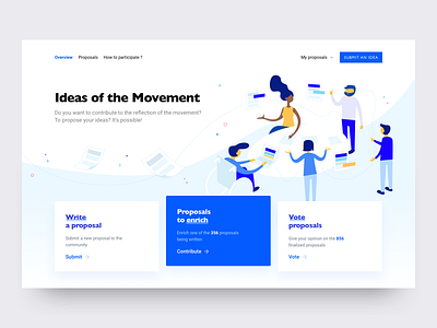 A democratic tool landing page