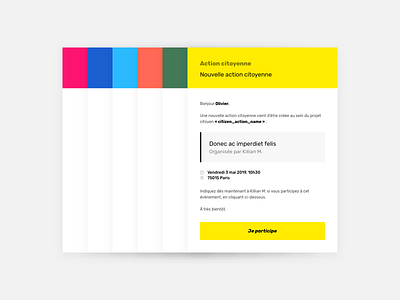 Email template